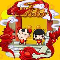 2018狗年中国红微信头像