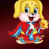 2018狗年大吉图片