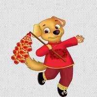 2018狗年招财进宝头像