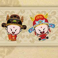 2018狗年红色喜庆微信头像