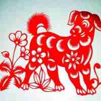 狗年红色头像