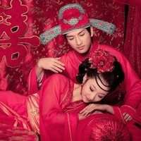 动漫古风情侣背影高清头像女生