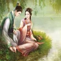 古风情侣复古头像女生头像一对