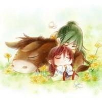 头像女生动漫古风情侣头像一对