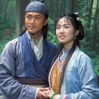 古风情侣带字动漫唯美头像女生