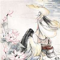 动漫古风情侣背影高清头像女生