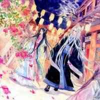 古风情侣复古头像高清头像一对