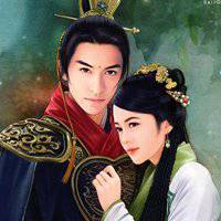 有关唯美动漫古装情侣头像女生