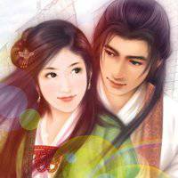 带喜字古风情侣头像一左一右