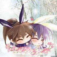 二次元古风情侣动漫头像一对一