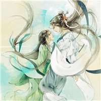 唯美古风情侣微信头像一人一张