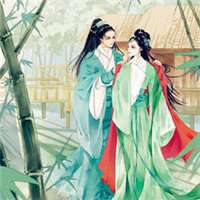 微信二次元古风情侣头像一对