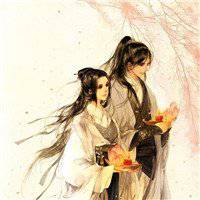 微信二次元古风情侣头像一对一