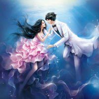 q版头像手绘情侣头像女生头像