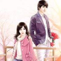 情侣头像动漫时尚手绘2018