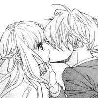 复古风情侣头像手绘简约彩色