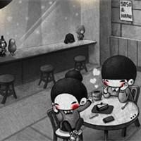 小清新情侣头像手绘头像一对