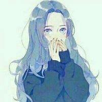 微信情侣头像手绘女生背影卡通头像