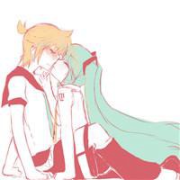 女生手绘唯美头像动漫情侣头像