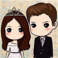 手绘黑白女生头像动漫情侣头像