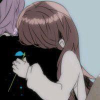 微信情侣手绘唯美头像女生背影