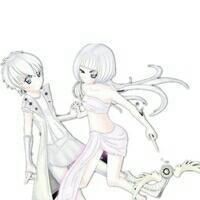 手绘森系简约情侣头像高清大图