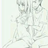 微信情侣头像动漫手绘伤感2018