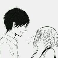 森女系情侣头像手绘头像一对