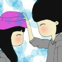 小清新情侣头像手绘头像可爱