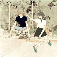 小清新情侣头像手绘头像可爱