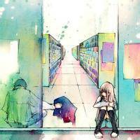 微信手绘头像情侣头像2018