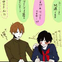 微信情侣头像手绘女生背影头像卡通