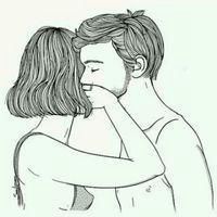 手绘男头像唯美动漫情侣头像背影