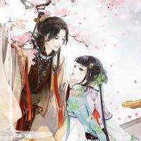 头像女生手绘情侣卡通头像黑白