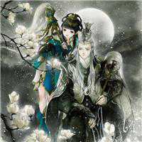 微信头像卡通手绘情侣头像女生