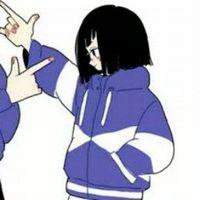 手绘男头像唯美动漫情侣头像