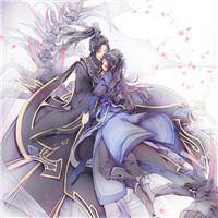 复古手绘彩色情侣头像女生头像女生