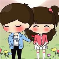 怦然心动漫画情侣头像手绘板