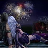 手绘微信头像男动漫情侣头像