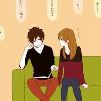 微信情侣头像个性简约手绘头像