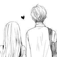 小清新情侣头像手绘头像一对