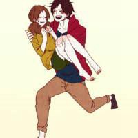 手绘男头像唯美动漫情侣头像