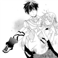 拥你入怀 黑白情侣动漫头像