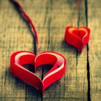红色心形爱情图片头像,在爱的世界形影不离