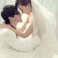 情侣婚纱欧美头像女生背影