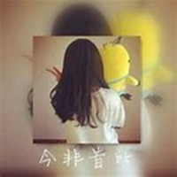 女生伤感头像画中画高清