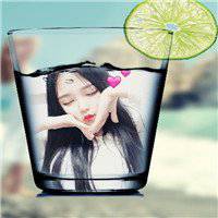 伤感画中画头像女生背影