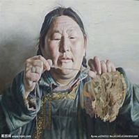 李诞微博头像油画