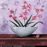 唯美好看兰花微信头像