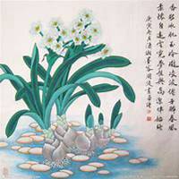 唯美好看兰花微信头像